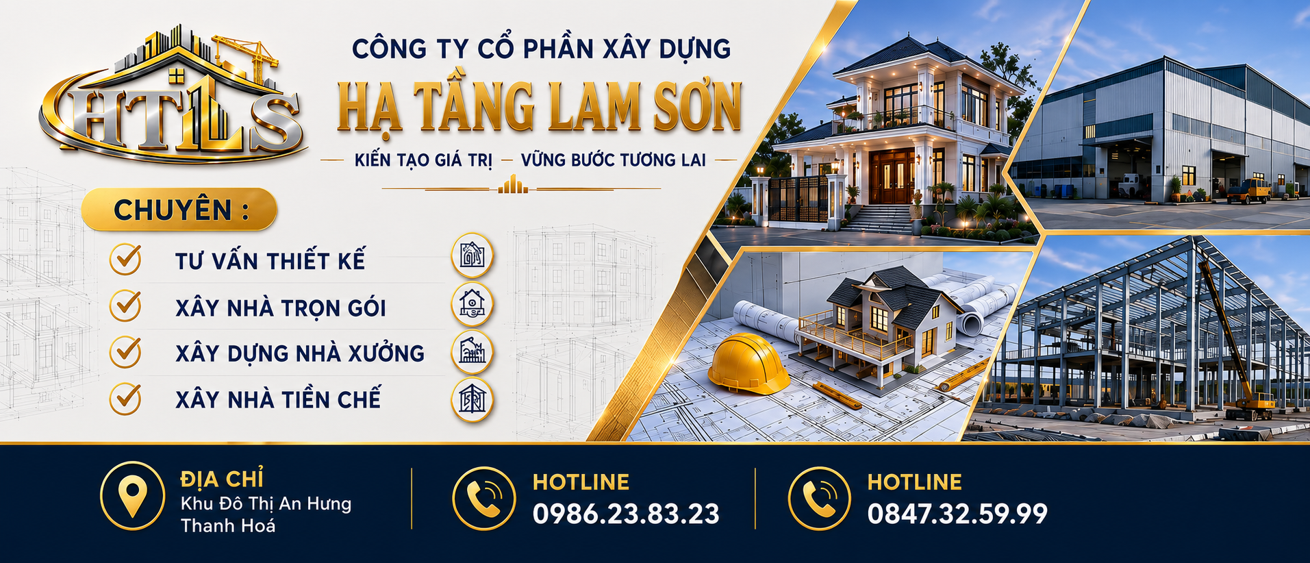 Công ty Cổ phần Xây dựng Hạ Tầng Lam Sơn - Tư vấn thiết kế và thi công xây dựng